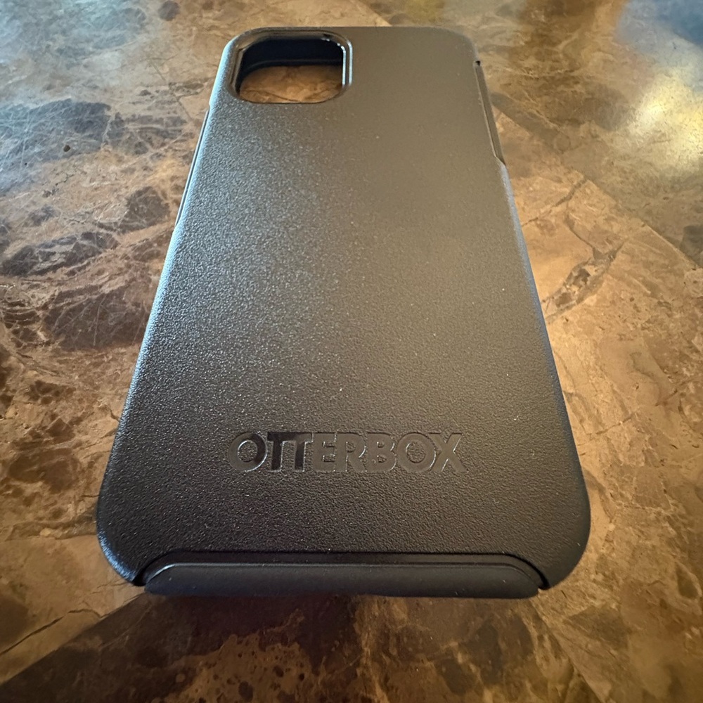OtterBox Black Phone for iPhone 12 & iPhone 12 Pro Symmetry Series Case